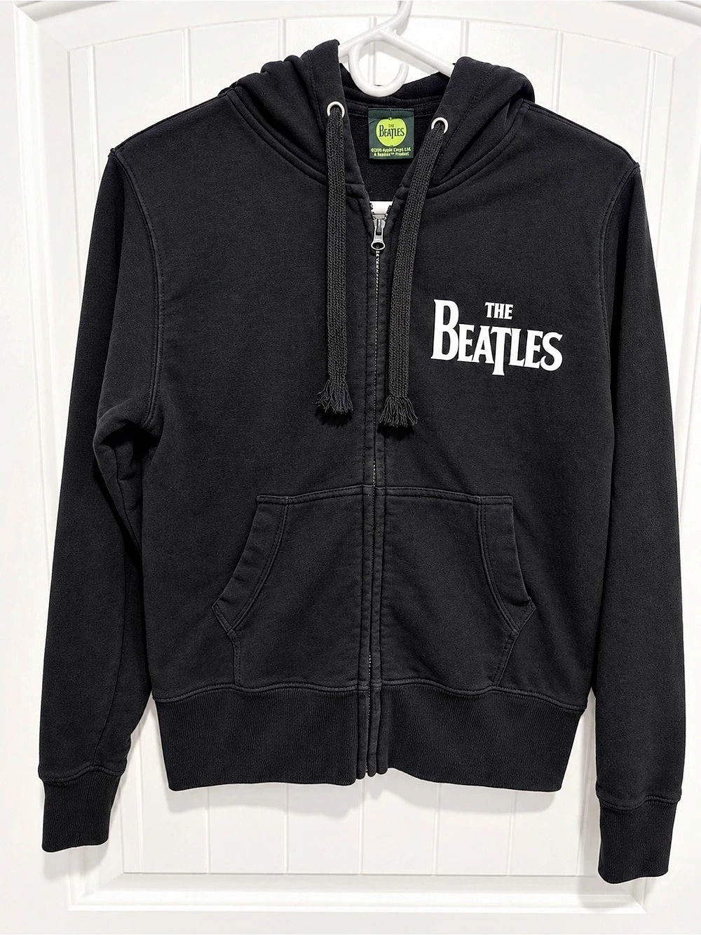 The Beatles 2013 Apple Corps Black Full Zip Hoodie Small Made in UK